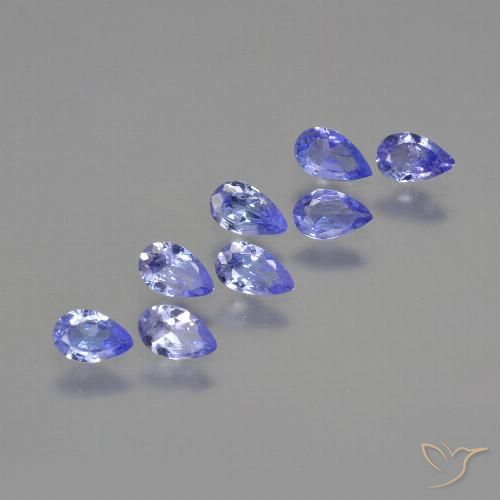 1.46ctw Natural Electric Blue Tanzanite, Pear Shape, VS