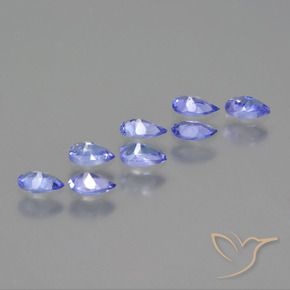 Tanzanite Gemstones in 4.8 x 3 mm Size for Sale, Tanzanite Stones in Electric Blue Color