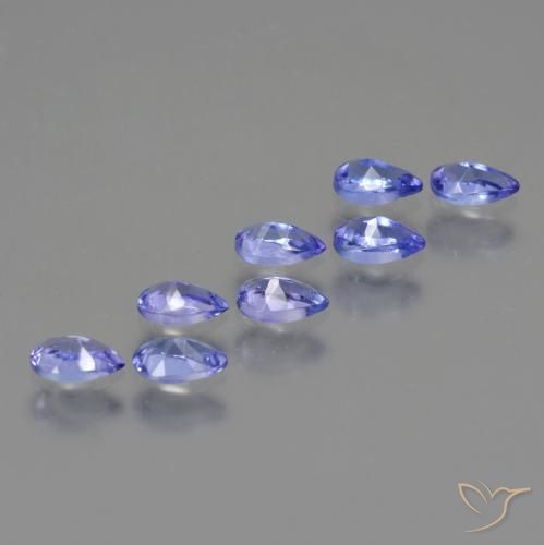 Tanzanite Gemstones in 5 x 3.2 mm Size for Sale, Tanzanite Stones in Deep Blue Color