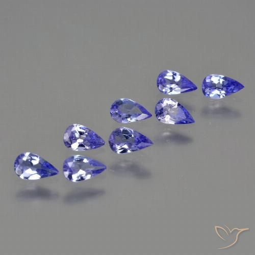 0.2ct Pear Facet Violet Blue Tanzanite for sale thumb image of 0.2ct Pear Facet Violet Blue Tanzanite (ID: 414332)