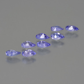 Tanzanite Gemstones in 5 x 3 mm (calibrated) Size for Sale, Tanzanite Stones in Electric Blue Color