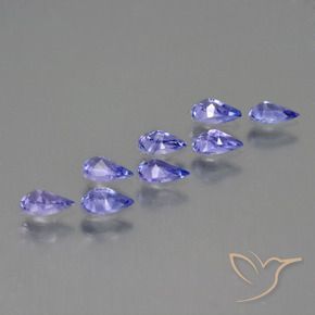 Tanzanite Gemstones in 5 x 3 mm (calibrated) Size for Sale, Tanzanite Stones in Intense Violet Blue Color