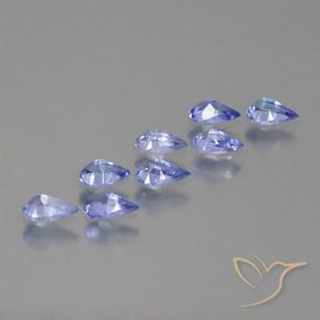 Tanzanite Gemstones in 5 x 3 mm (calibrated) Size for Sale, Tanzanite Stones in Intense Violet Blue Color