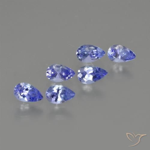 1.43ctw Natural Intense Blue Tanzanite, Pear Shape, VS
