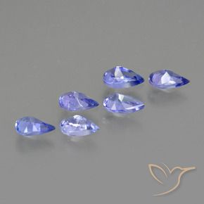 Tanzanite Gemstones in 5.1 x 3.2 mm Size for Sale, Tanzanite Stones in Violet Blue Color