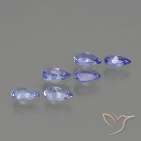 Tanzanite Gemstones in 5 x 3 mm (calibrated) Size for Sale, Tanzanite Stones in Intense Violet Blue Color