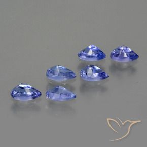 Tanzanite Gemstones in 5.1 x 3.1 mm Size for Sale, Tanzanite Stones in Deep Blue Color