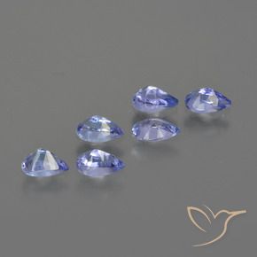 Tanzanite Gemstones in 5.1 x 3.2 mm Size for Sale, Tanzanite Stones in Deep Blue Color