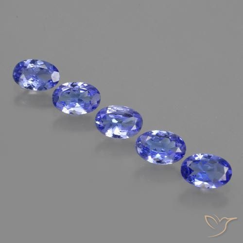 2.23ctw Natural Violet Blue Tanzanite, Oval, VS