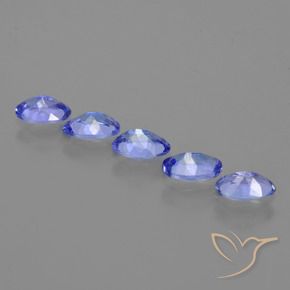 Tanzanite Gemstones in 6 x 3.8 mm Size for Sale, Tanzanite Stones in Deep Blue Color