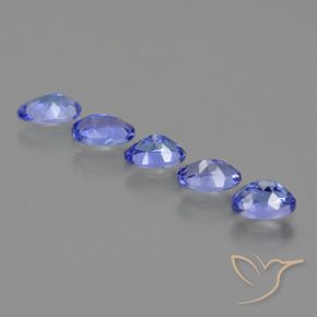 Tanzanite Gemstones in 6 x 4 mm (calibrated) Size for Sale, Tanzanite Stones in Intense Violet Blue Color