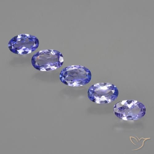 2.22ctw Natural Intense Violet Blue Tanzanite, Oval, VS