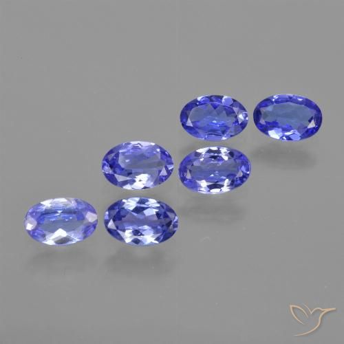 Deep Violet Blue Tanzanite Gem - 0.4ct Oval Facet (ID: 416587)