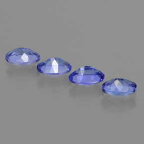Tanzanite Gemstones in 6 x 4 mm (calibrated) Size for Sale, Tanzanite Stones in Violet Blue Color