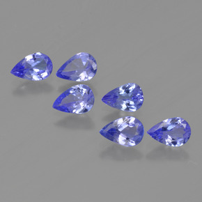 2.23 ctw Blue Tanzanite Stones, Natural Tanzanite in Pear Facet Shape for Sale