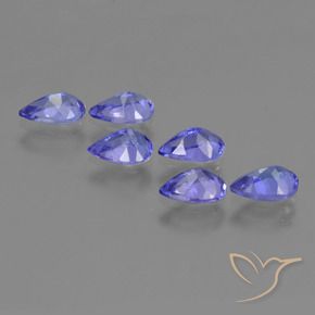 Tanzanite Gemstones in 6 x 4 mm (calibrated) Size for Sale, Tanzanite Stones in Intense Violet Blue Color