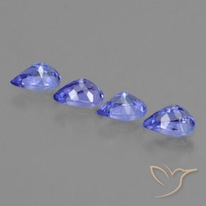 Tanzanite Gemstones in 5.8 x 3.9 mm Size for Sale, Tanzanite Stones in Violet Blue Color