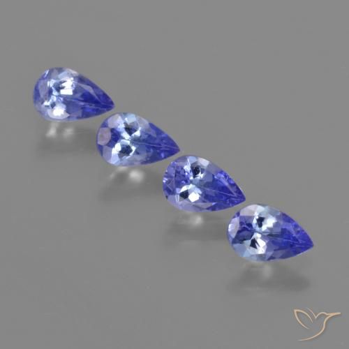 1.71ctw Natural Blue Tanzanite, Pear Shape, VS
