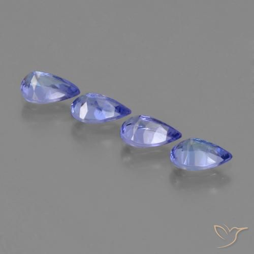 Tanzanite Gemstones in 6 x 4 mm (calibrated) Size for Sale, Tanzanite Stones in Blue Color