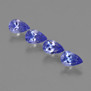 0.5ct Pear Facet Violet Blue Tanzanite Gem for sale 0.5ct Pear Facet Violet Blue Tanzanite Gem (ID: 420704)