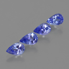 0.5ct Pear Facet Violet Blue Tanzanite Gem for sale 0.5ct Pear Facet Violet Blue Tanzanite Gem (ID: 420903)