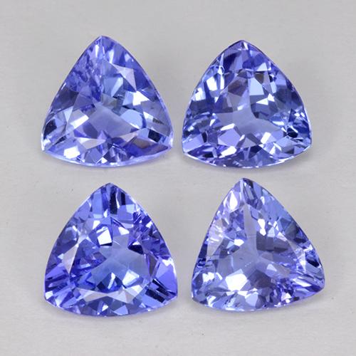 0.9ct Trillion Facet Violet Blue Tanzanite Gem for sale 0.9ct Trillion Facet Violet Blue Tanzanite Gem (ID: 421175)