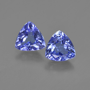 1ct Trillion Facet Violet Blue Tanzanite Gem for sale 1ct Trillion Facet Violet Blue Tanzanite Gem (ID: 421183)