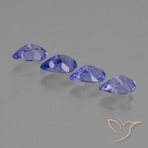 Tanzanite Gemstones in 6 x 4 mm (calibrated) Size for Sale, Tanzanite Stones in Violet Blue Color