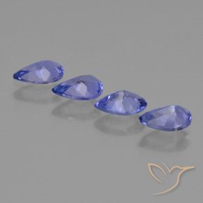 Tanzanite Gemstones in 6 x 4 mm (calibrated) Size for Sale, Tanzanite Stones in Violet Blue Color