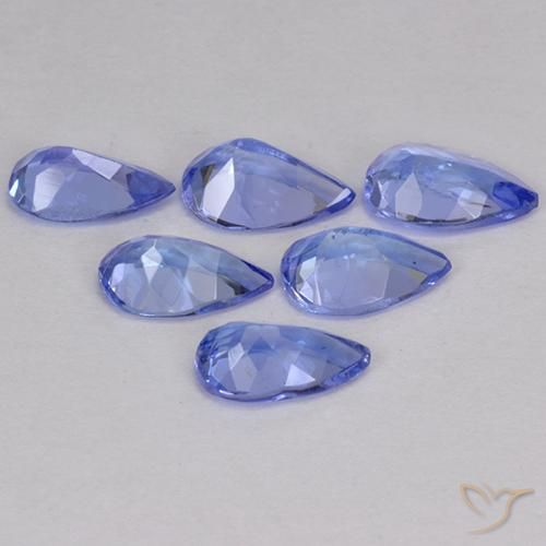 Tanzanite Gemstones in 6 x 3.8 mm Size for Sale, Tanzanite Stones in Medium Blue Color