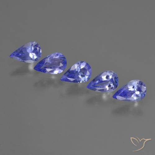1.48ctw Natural Intense Blue Tanzanite, Pear Shape, VS