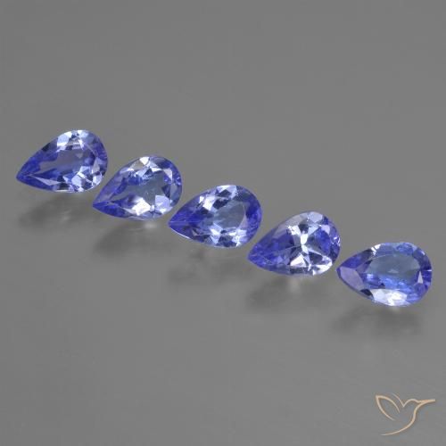 Viola Blu Tanzanite Gem - 0.4ct Sfaccettatura a pera (ID: 421942)