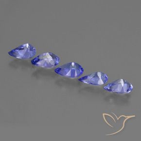 Tanzanite Gemstones in 6 x 4 mm (calibrated) Size for Sale, Tanzanite Stones in Deep Violet Blue Color