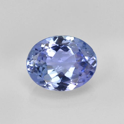Pastel Blue Tanzanite Gem - 1.7ct Oval Facet (ID: 422603)
