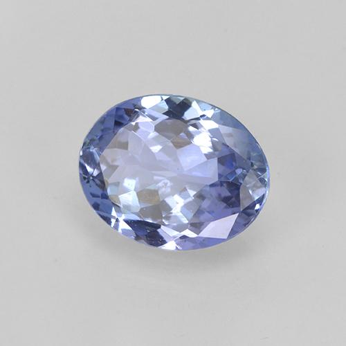 1.71 ct Blue Tanzanite Stone, Natural Tanzanite in Oval Facet Shape for Sale