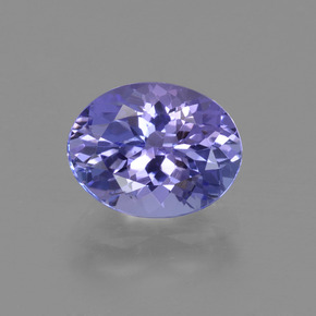 Фиолетовый Танзанит Камень - 2ct Фасетный Овал (ID: 423670)