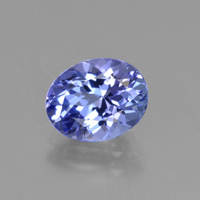 1.6ct Oval Facet Violet Blue Tanzanite Gem for sale 1.6ct Oval Facet Violet Blue Tanzanite Gem (ID: 423682)