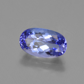 1.50 ct Blue Tanzanite Stone, Natural Tanzanite in Oval Facet Shape for Sale