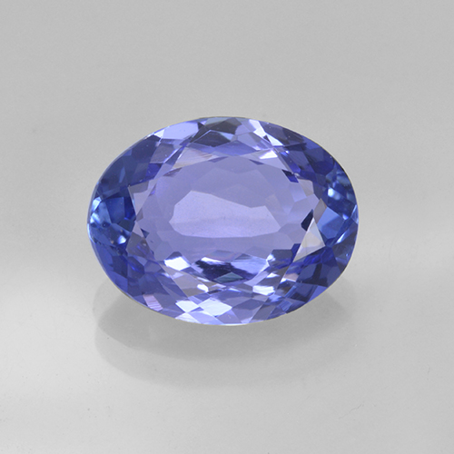 Intense Violet Blue Tanzanite Gem - 2.1ct Oval Facet (ID: 423822)