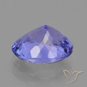 Tanzanite Gemstone in 10 x 8 mm (calibrated) Size for Sale, Tanzanite Stone in Intense Violet Blue Color
