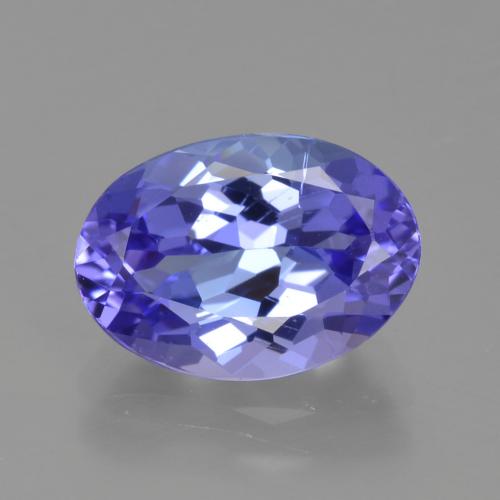Azul violeta intenso Tanzanita Gema - 2.4ct Forma ovalada (ID: 423828)