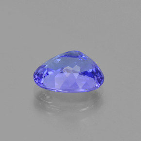 Tanzanite Gemstone in 9.3 x 6.9 mm Size for Sale, Tanzanite Stone in Intense Violet Blue Color