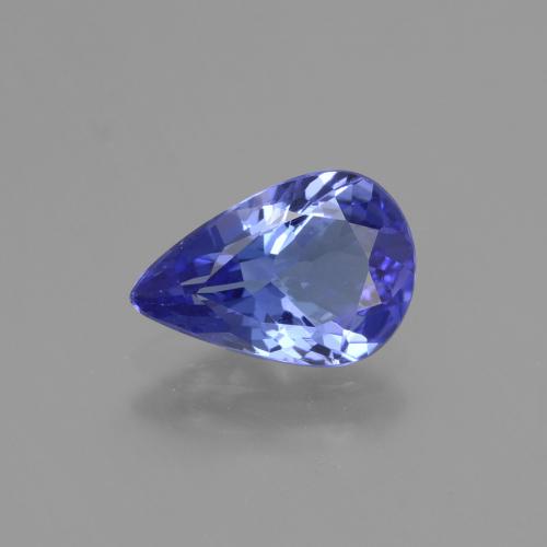 Blue Tanzanite Gem - 1.4ct Pear Facet (ID: 424070)