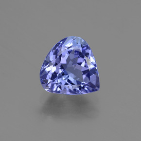 Фиолетово-синий Танзанит Камень - 1.7ct Фасетная Груша (ID: 424092)