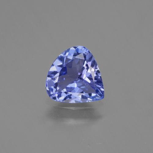 Azul violeta intenso Tanzanita Gema - 1ct Corte en forma de pera (ID: 424762)