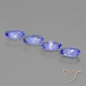 Tanzanite Gemstones in 6 x 4 mm (calibrated) Size for Sale, Tanzanite Stones in Deep Blue Color