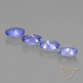 Tanzanite Gemstones in 5.9 x 3.8 mm Size for Sale, Tanzanite Stones in Intense Blue Color
