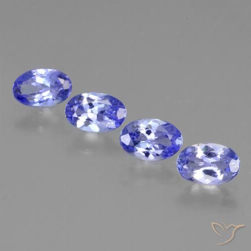 1.75ctw Natural Electric Blue Tanzanite, Oval, VS