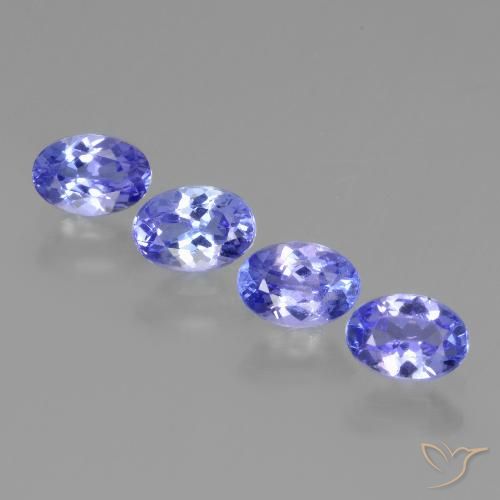1.91ctw Natural Violet Blue Tanzanite, Oval, VVS-VS
