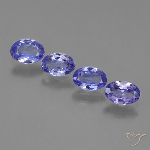 1.75ctw Natural Intense Blue Tanzanite, Oval, VVS-VS